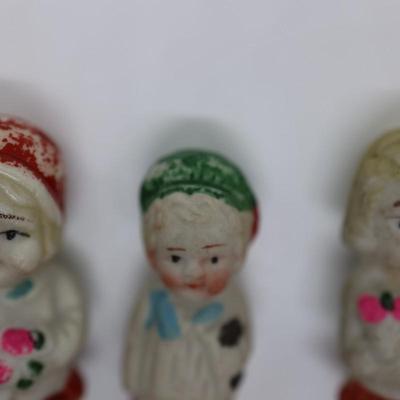 Miniature Vintage Japanese Bisque/Penny Dolls