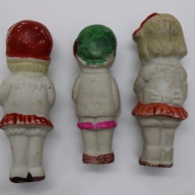 Miniature Vintage Japanese Bisque/Penny Dolls