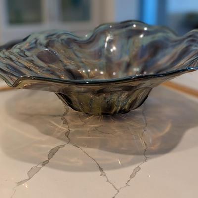 Lovely Beverly Albrets Hand Blown Glass Sculpture