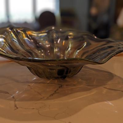 Lovely Beverly Albrets Hand Blown Glass Sculpture