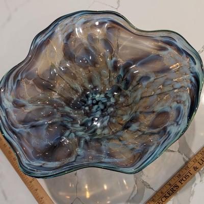 Lovely Beverly Albrets Hand Blown Glass Sculpture