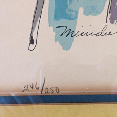 '77 Leroy Neiman Signed A.P.  "5pm Sept 5th, 1972 (Olympics)