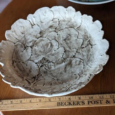 Gimbels Leaf Platter, Made in Italy