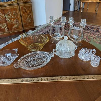 Sweet Variety of Antique Glassware