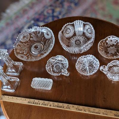 Nice Collection of Crystal Serving Dishes