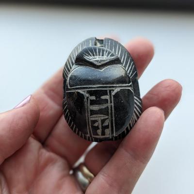 Stone Ritual Egyptian Scarab