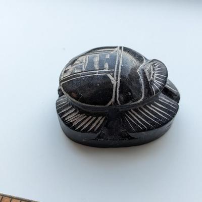 Stone Ritual Egyptian Scarab