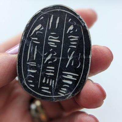 Stone Ritual Egyptian Scarab