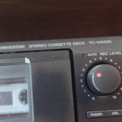 Sony Stereo Cassette Deck Model TC-WE635