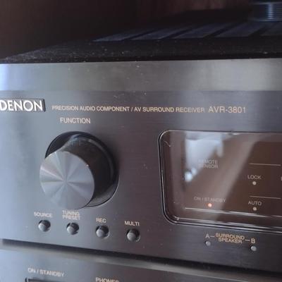 Denon Precision Audio Component AV Surround Receiver Model AVR-3801