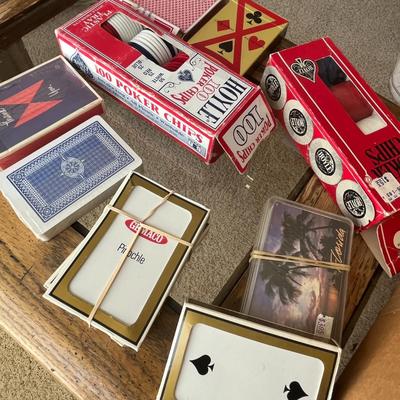 Cards and Poker Chips