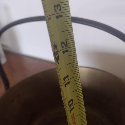 Vintage Copper Handled Jam Pot