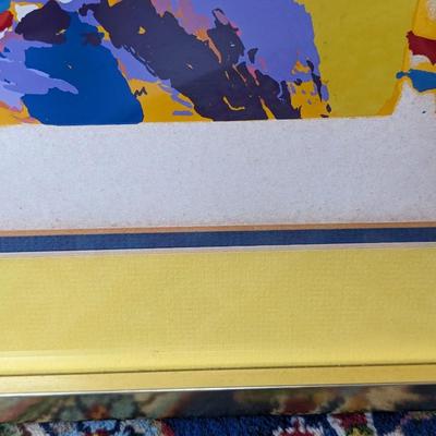 Leroy Neiman "Basketball" 1972 Olympics. Signed Artist's Proof AP