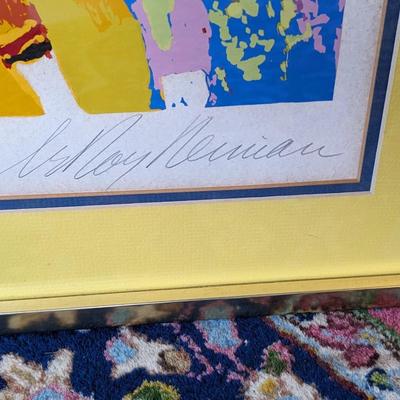 Leroy Neiman "Basketball" 1972 Olympics. Signed Artist's Proof AP
