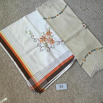 Embroidered Table Runners