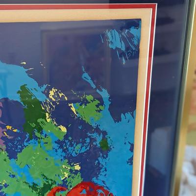 "Ali vs. Foreman Zaire" Serigraph by LeRoy Neiman, A.P.