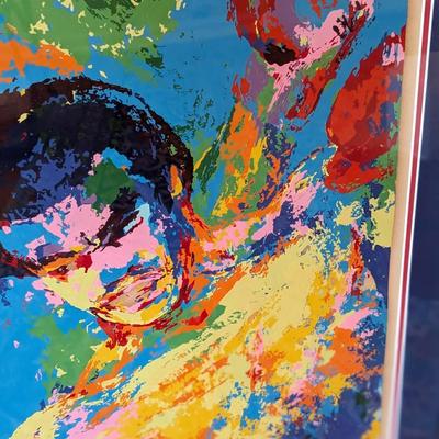 "Ali vs. Foreman Zaire" Serigraph by LeRoy Neiman, A.P.