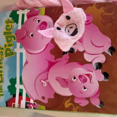 Pig toys for kids, vintage walking pig, books, plush and piggy bank