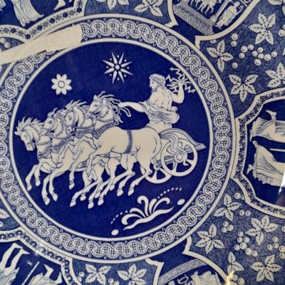 The Spode blue room collection plates - total of 4 (1)