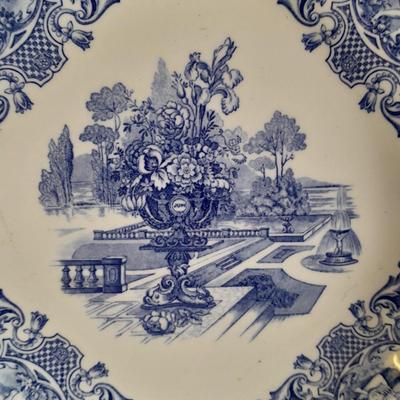 The Spode blue room collection plates - total of 4 (1)