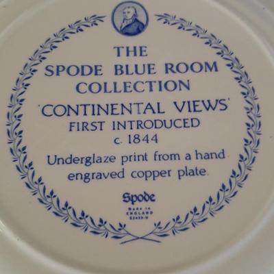 The Spode blue room collection plates - total of 4 (1)