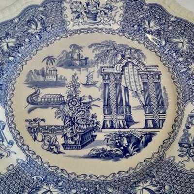 The Spode blue room collection plates - total of 4 (1)