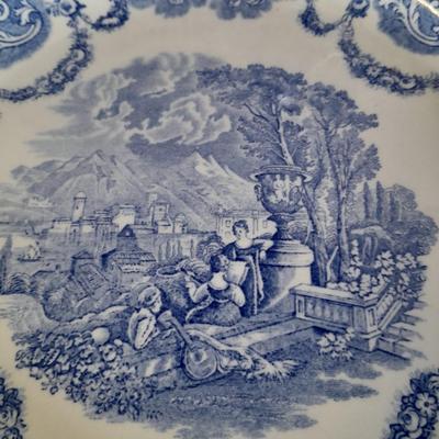 The Spode blue room collection plates - total of 4 (1)