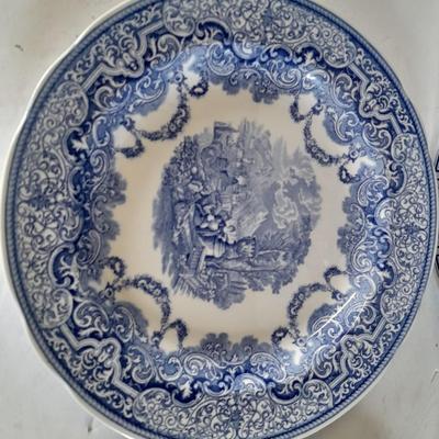 The Spode blue room collection plates - total of 4 (1)