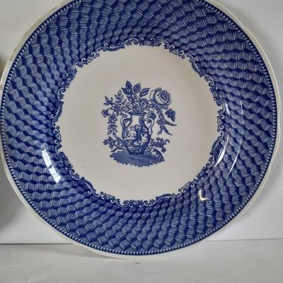 The Spode blue room collection plates - total of 4 (2)