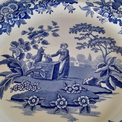 The Spode blue room collection plates - total of 4 (2)