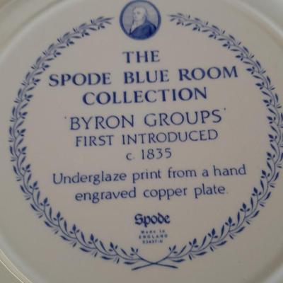 The Spode blue room collection plates - total of 4 (2)
