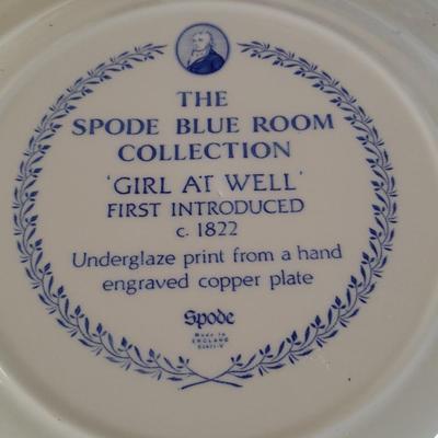 The Spode blue room collection plates - total of 4 (2)