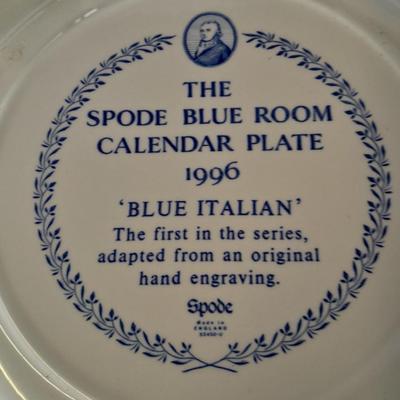 The Spode blue room collection calendar plates - total of 4 (3)