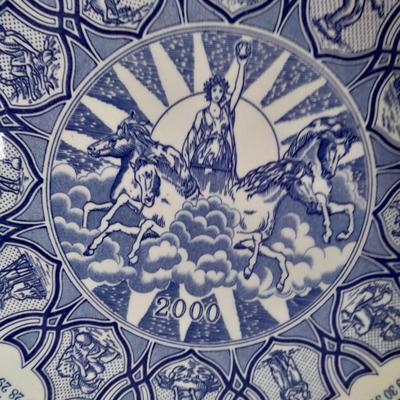 The Spode blue room collection calendar plates - total of 4 (3)