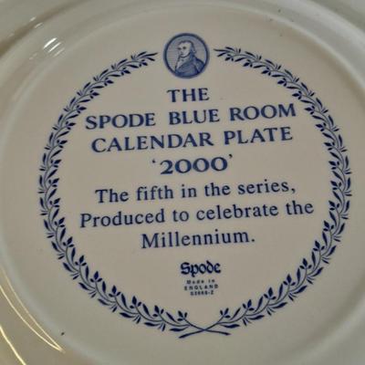 The Spode blue room collection calendar plates - total of 4 (3)