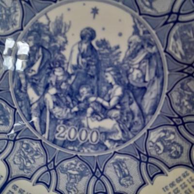 The Spode blue room collection calendar plates - total of 4 (3)