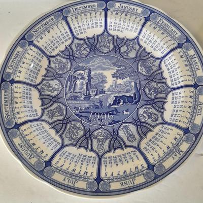 The Spode blue room collection calendar plates - total of 4 (3)