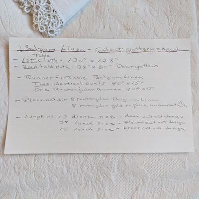 Collection of Belgium Linens
