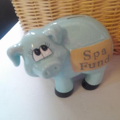 Bath pigs, health o meter digital scale and other Bath decor and needs