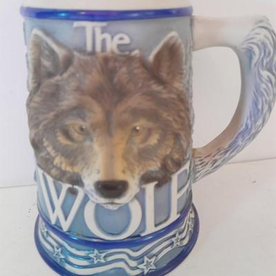 Ceramarte Tom O' Brien's "American Animal Stein" The Wolf