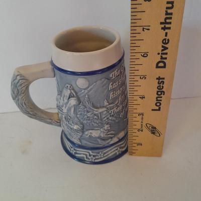 Ceramarte Tom O' Brien's "American Animal Stein" The Wolf