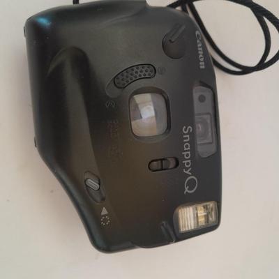 Two 35mm camera's Kodak digital display and Canon Snappy Q
