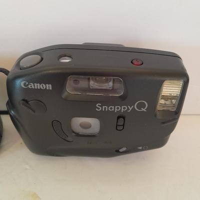 Two 35mm camera's Kodak digital display and Canon Snappy Q