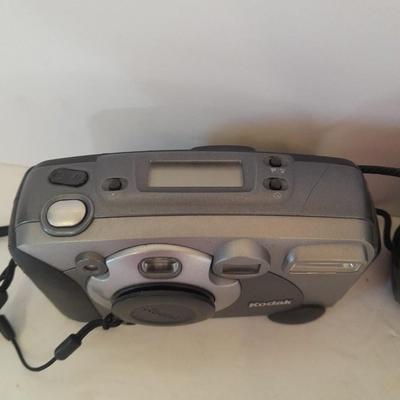 Two 35mm camera's Kodak digital display and Canon Snappy Q