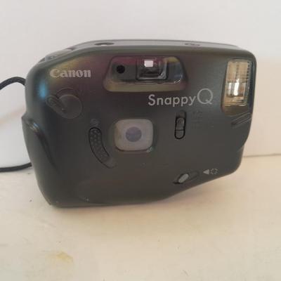 Two 35mm camera's Kodak digital display and Canon Snappy Q