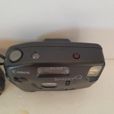 Two 35mm camera's Kodak digital display and Canon Snappy Q