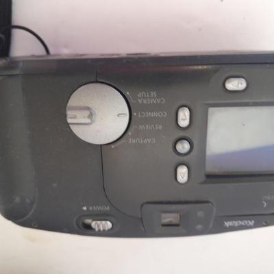 Two 35mm camera's Kodak digital display and Canon Snappy Q
