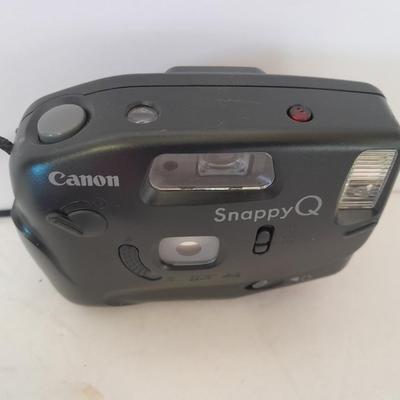 Two 35mm camera's Kodak digital display and Canon Snappy Q