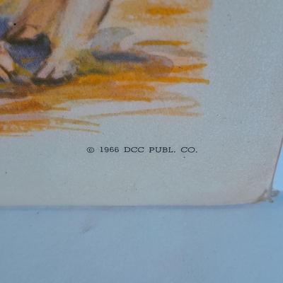 The Tru Temp thermometer with pigs and a 1966 DCC PUBL. CO. Pig print