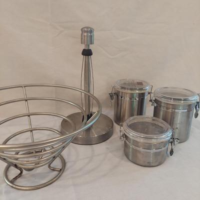Stainless Kitchen Accessories and Perfect Tear Paper Towel Holder (K-BBL)